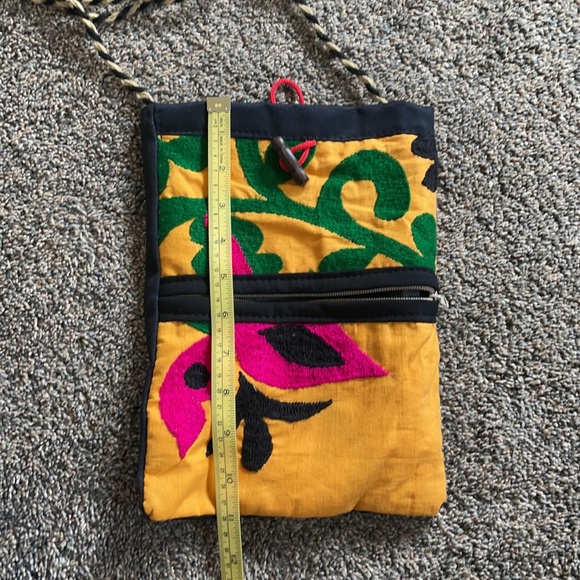 Embroidered Crossbody Boho Bag - Picture 6 of 9